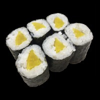Oshinko maki 6 stuks